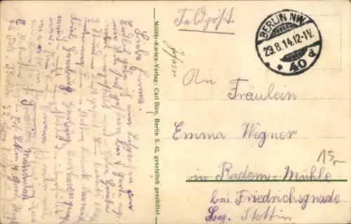 Ak Berlin, 4. Garde-Regiment zu Fuß