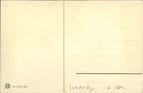 Ak Luxemburg Luxembourg, Landesflagge