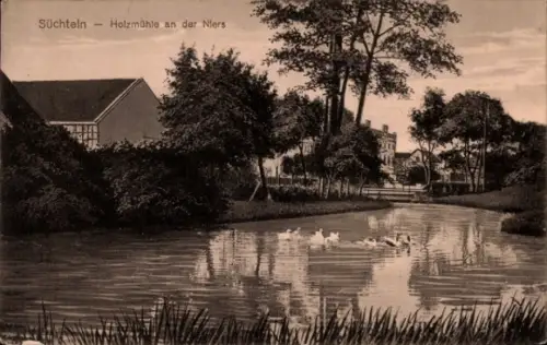 Ak Süchteln Viersen in Nordrhein Westfalen, Holzmühle, Niers