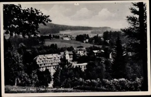 Ak Janské Lázně Johannisbad Region Königgrätz, Lazarett Johannishof