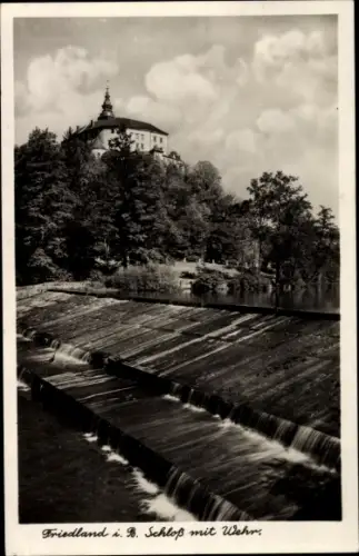 Ak Frýdlant v Čechách Friedland in Böhmen Reg Reichenberg, Schloss, Wehr