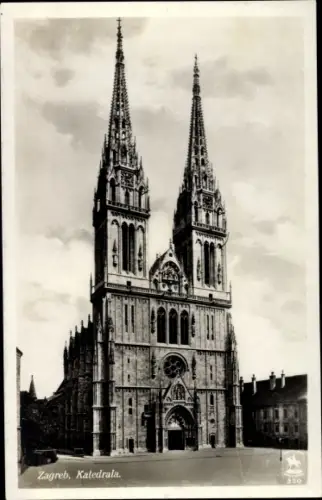 Ak Zagreb Kroatien, Katedrala