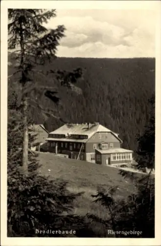 Ak Spindleruv Mlýn Spindlermühle Riesengebirge Region Königgrätz, Bradlerbaude