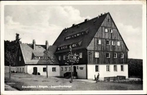 Ak Frauenstein im Erzgebirge Mittelsachsen, Jugendherberge