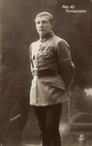CPA Nos as, Aviateur Nungesser