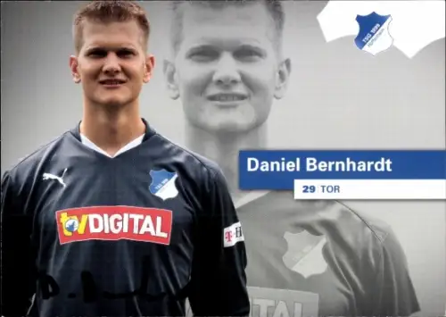 Autogrammkarte Fußballer Daniel Bernhardt, TSG 1899 Hoffenheim, Autogramm