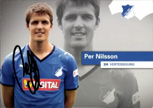 Autogrammkarte Fußballer Per Nilsson, TSG 1899 Hoffenheim, Autogramm