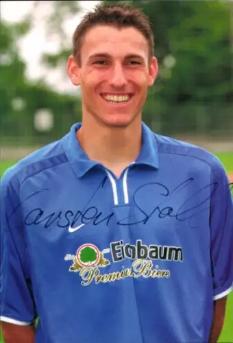 Autogrammkarte Fußballer Carsten Stoll, TSG 1899 Hoffenheim, Autogramm