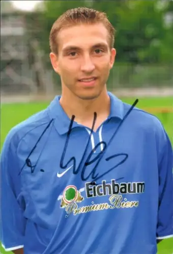 Autogrammkarte Fußballer Alexander Welz, TSG 1899 Hoffenheim, Autogramm