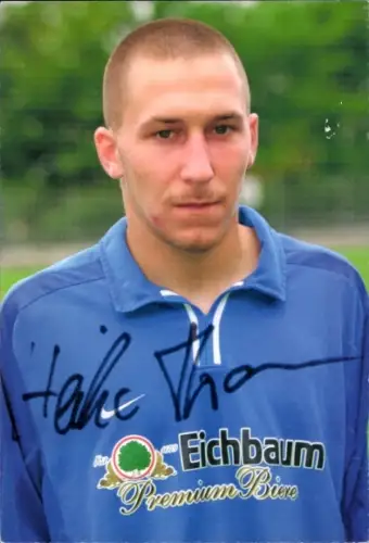 Autogrammkarte Fußballer Heiko Throm, TSG 1899 Hoffenheim, Autogramm