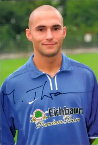 Autogrammkarte Fußballer Marcel Throm, TSG 1899 Hoffenheim, Autogramm