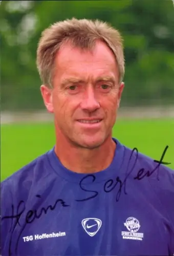 Autogrammkarte Zeugwart und Betreuer Heinz Seyfert, TSG 1899 Hoffenheim, Autogramm