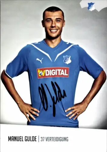 Autogrammkarte Fußballer Manuel Gulde, TSG 1899 Hoffenheim, Autogramm