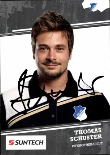 Autogrammkarte Physiotherapeut Thomas Schuster, TSG 1899 Hoffenheim, Autogramm
