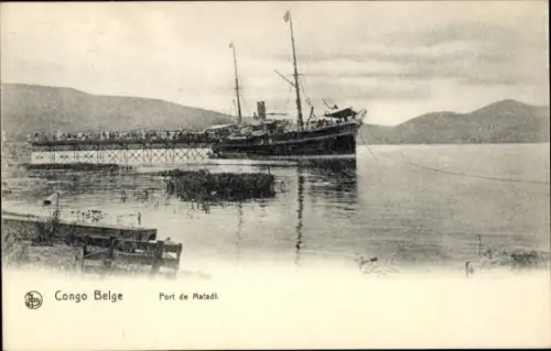 CPA Congo Belge, Port de Matadi