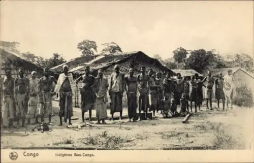 CPA Congo Belge, Indigènes Bas-Congo