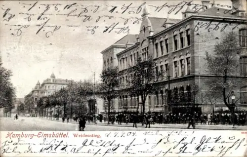 Ak Hamburg Eimsbüttel, Weidenstieg
