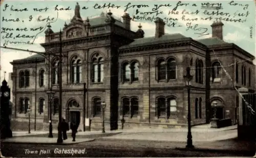 Ak Gateshead Tyne and Wear England, Town Hall