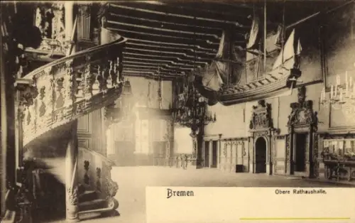 Ak Bremen, Obere Rathaushalle