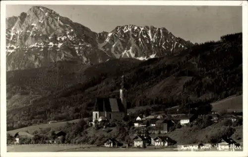 Ak Anger in Oberbayern, Blick zur Kirche