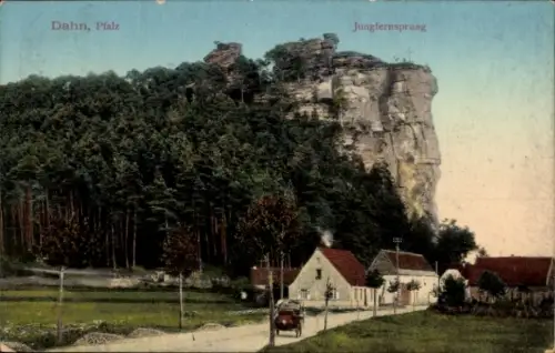 Ak Dahn in der Pfalz, Jungfernsprung