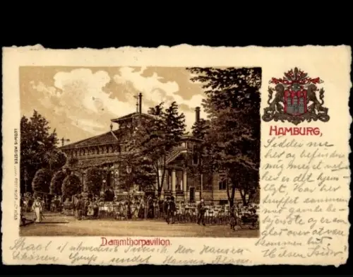 Wappen Litho Hamburg, Partie am Dammtorpavillon