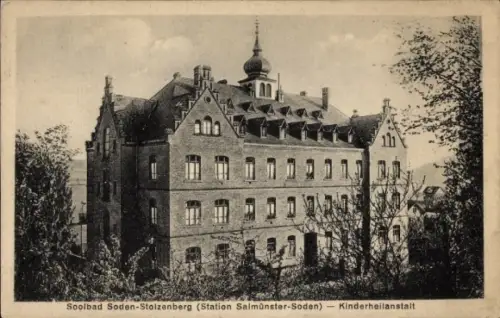 Ak Bad Soden Salmünster in Hessen, Stolzenberg, Kinderheilanstalt