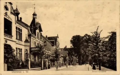 Ak Dorsten in Westfalen, Allee-Straße