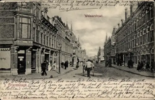 Ak 's Gravenhage Den Haag Südholland, Weimarstraat