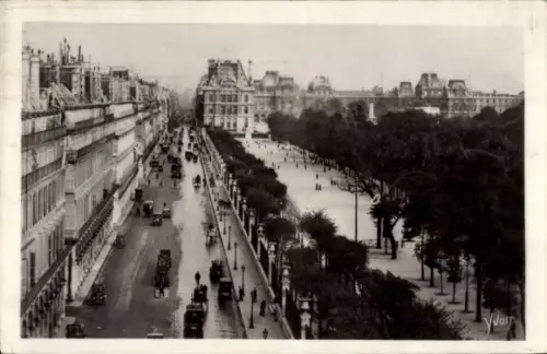 CPA Paris, Rue de Rivoli, Jardin des Tuileries