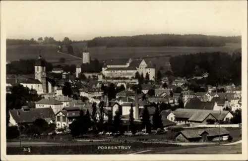 Ak Porrentruy Kanton Jura Schweiz, Gesamtansicht