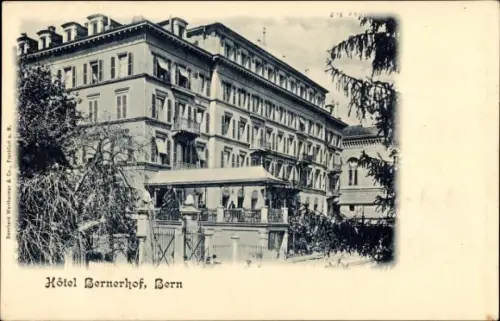 Ak Bern Stadt Schweiz, Hotel Bernerhof