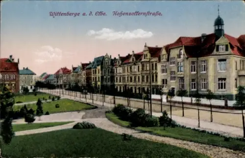 Ak Wittenberge an der Elbe Prignitz, Hohenzollernstraße