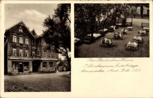 Ak Estebrügge Jork im Alten Land, Gasthaus Im Deutschen Hause