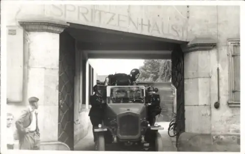 Foto Ak Speyer am Rhein, Karmeliterstraße, Feuerwehr