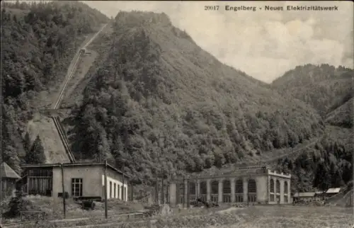 Ak Engelberg Kanton Obwalden Schweiz, Neues Elektrizitätswerk