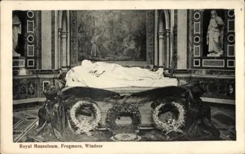 Ak Windsor Berkshire England, Royal Mausoleum, Frogmore