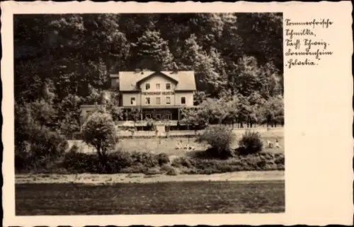 Ak Schmilka Bad Schandau Sächsische Schweiz, Fremdenheim
