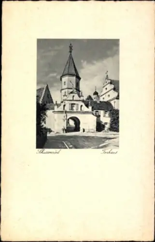 Ak Bad Schussenried in Oberschwaben, Torhaus