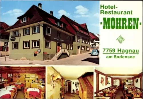 Ak Hagnau am Bodensee, Hotel-Restaurant Mohren, Bes. Horst Bauder
