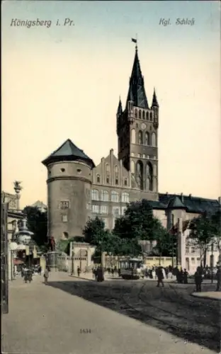 Ak Kaliningrad Königsberg Ostpreußen, Königsberg i. Pr., Kgl. Schloss, Jahr 1634