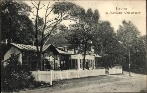Ak Aachen in Nordrhein Westfalen, Aachener Stadtwald, Waldschänke