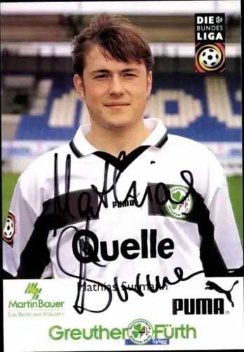 Autogrammkarte Fußballer Martin Surmann, SpVgg Greuther Fürth, Autogramm