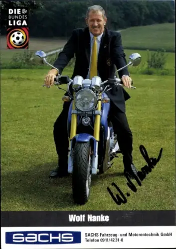 Autogrammkarte Mannschaftsverantwortlicher Wolf Nanke, SpVgg Greuther Fürth, Autogramm