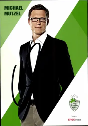 Autogrammkarte Direktor Profifussball, SpVgg Greuther Fürth, Autogramm