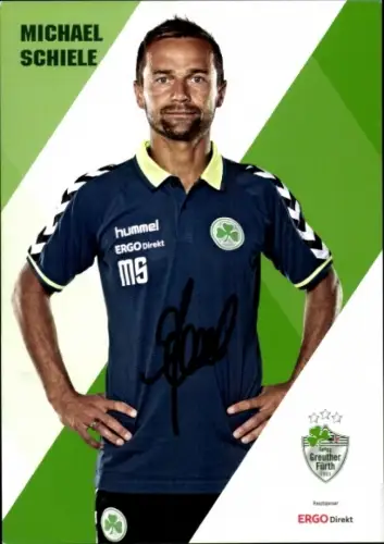 Autogrammkarte Co Trainer Michael Schiele, SpVgg Greuther Fürth, Autogramm