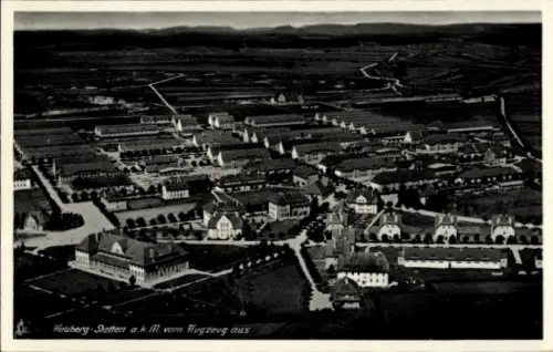 Ak Stetten am kalten Markt, Lager Heuberg vom Flugzeug aus