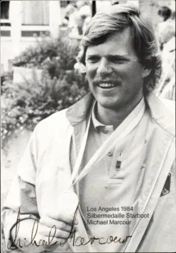 Foto Segler Michael Marcour, Autogramm
