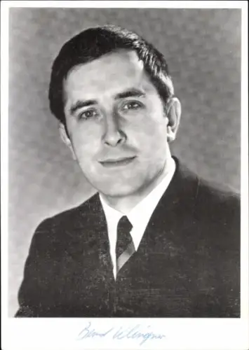 Foto Sportler Bernd Klingner, Autogramm