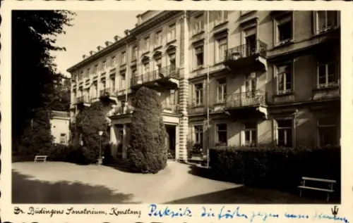 Ak Konstanz am Bodensee, Dr. Büdingens Sanatorium